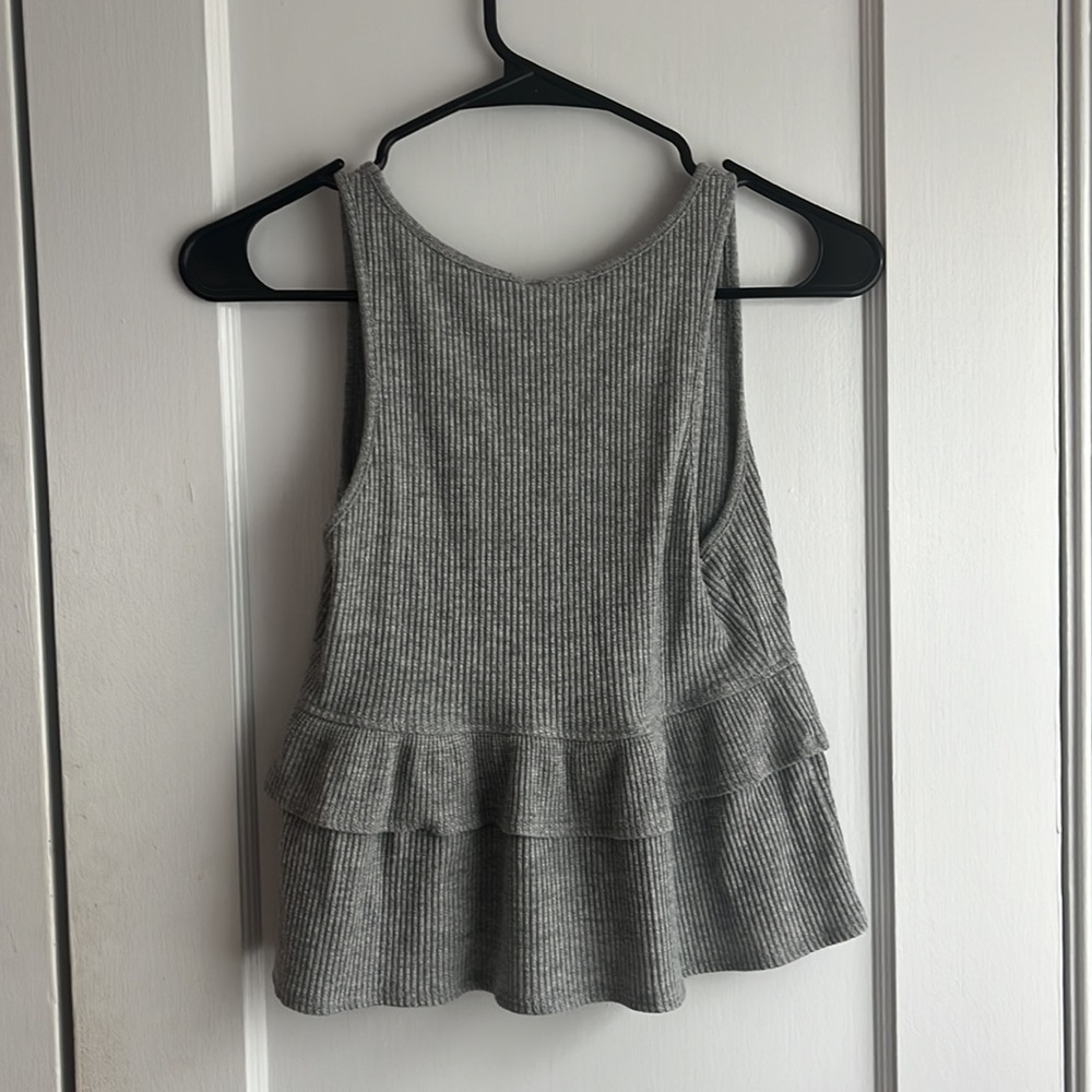 Grey Cropped Top - Picture 3 of 3